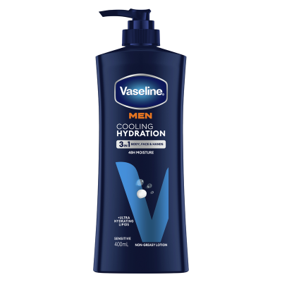 Vaseline Men Cool Hydration 3 In 1Body Lotion 400ml