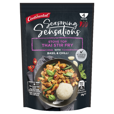 Continental Seasoning Sensations Stove Top Thai Stir Fry Recipe Base 34g