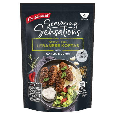 Continental Seasoning Sensations Stove Top Lebanese Koftas Recipe Base 44g