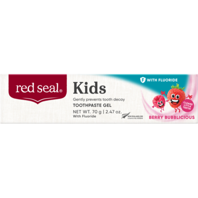 Red Seal Kids Berry Bubblicious With Fluoride Toothpaste Gel 70g