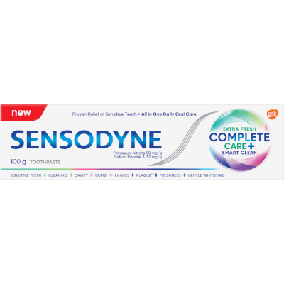 Sensodyne Extra Fresh Complete Care + Smart Clean Toothpaste 100g