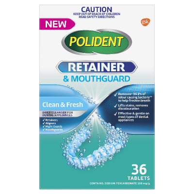 Polident Denture Cleanser for Retainer & Mouthgard 36pk