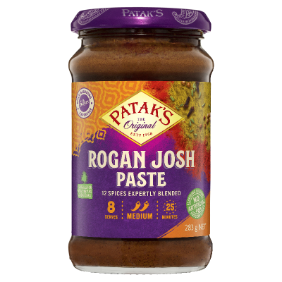 Patak's Rogan Josh Paste Cooking Sauce 283g