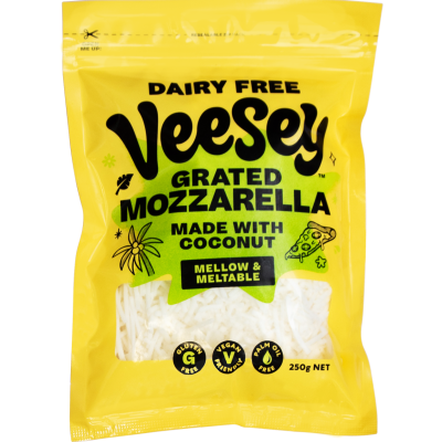 Veesey Dairy Free Grated Mozzarella Cheese 250g