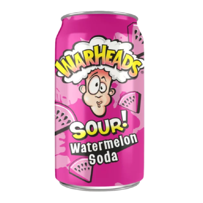 Warheads Sour! Watermelon Soda 355ml