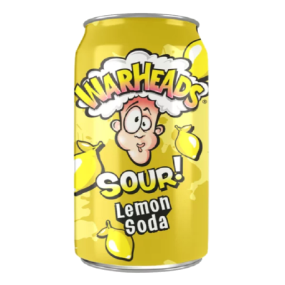 Warheads Sour! Lemon Soda 355ml