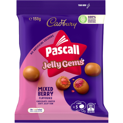 Pascall Bangin Berry Jelly Gems 150g