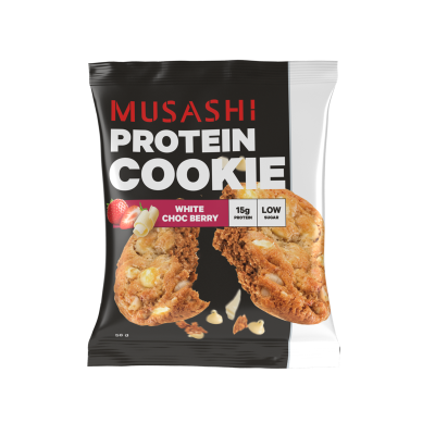 Musashi White Choc Berry Protein Cookie 58G