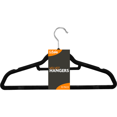 Idee Velvet Hangers 1pk