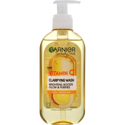 Garnier Skin Active Vitamin C Clarifying Wash 200ml