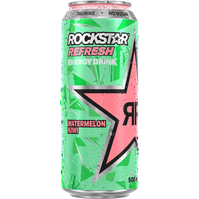 Rockstar Refresh Watermelon Kiwi Energy Drink 500ml