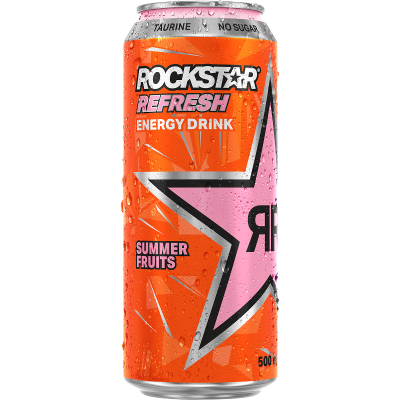 Rockstar Refresh Summer Fruits Energy Drink 500ml