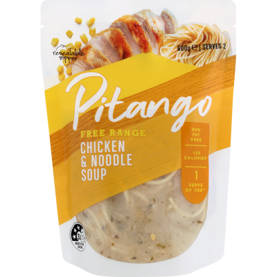 Pitango Free Range Chicken & Noodle Soup 600g