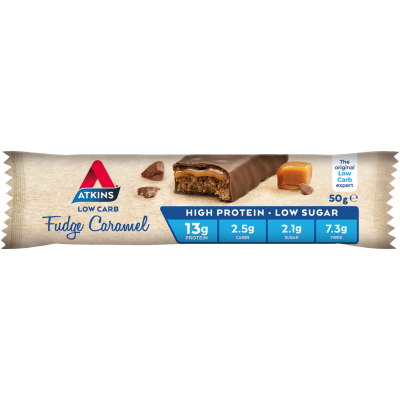 Atkins Low Carb Fudge Caramel Bar 50g