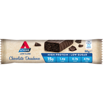 Atkins Low Carb Chocolate Decadence Bar 50g