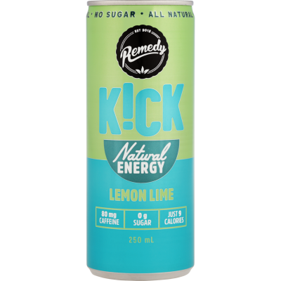 Remedy Lemon Lime Kick! 250ml