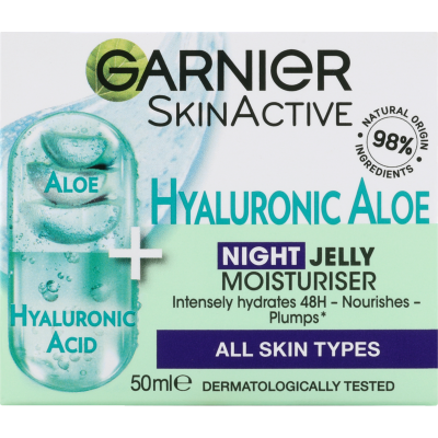 Garnier Skin Active Hyaluronic Aloe Night Jelly Moisturiser 50ml