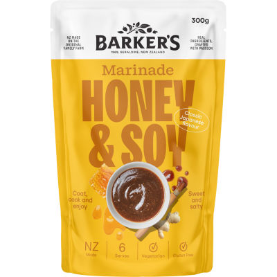 Barker's Honey & Soy Marinade 300g