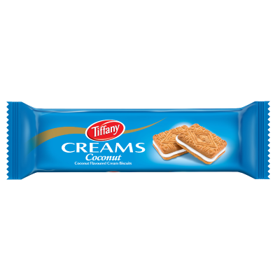 Tiffany Creams Coconut Flavoured Biscuits 80g