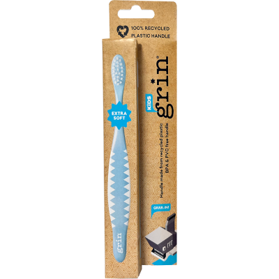 Grin Kids Recycled Blue or PInk Toothbrush 1pk