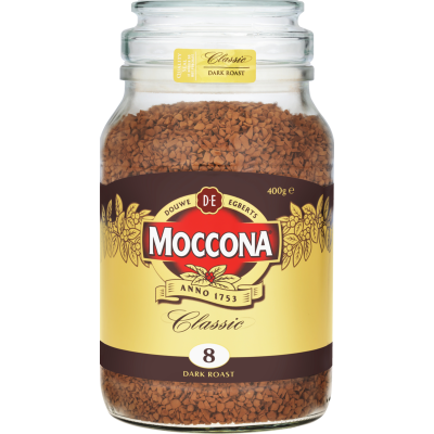 Moccona Classic Dark Roast Instant Coffee Jar 400g