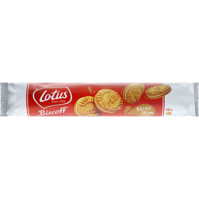 Lotus Biscoff Cream Sandwich Biscuits 150g