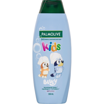 Palmolive Kids Bluey 3 in1 Shampoo Conditioner & Body Wash 350ml