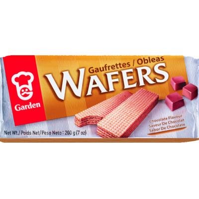 Garden Chocolate Wafers 200g