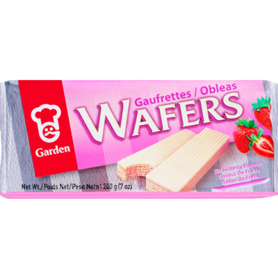 Garden Strawberry Wafers 200g
