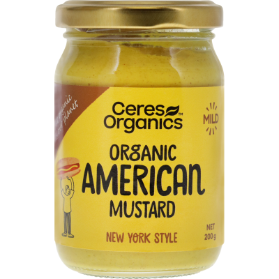 Ceres Organics Organic American Mustard 200g