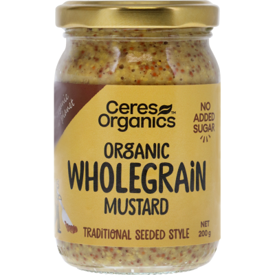 Ceres Organics Organic Wholegrain Mustard 200g