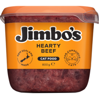 Jimbo's Hearty Beef Cat Food 800g