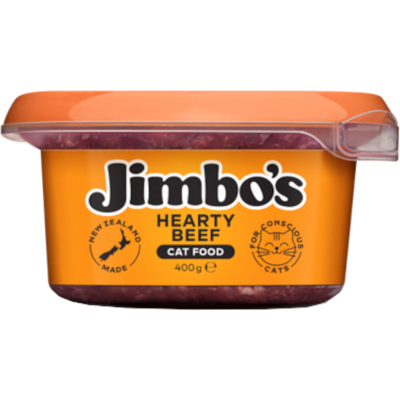 Jimbo's Hearty Beef Cat Food 400g