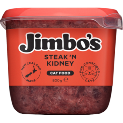 Jimbo's Steak 'N Kidney Cat Food 800g