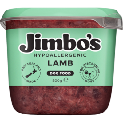 Jimbo's Hypoallergenic Lamb Dog Food 800g