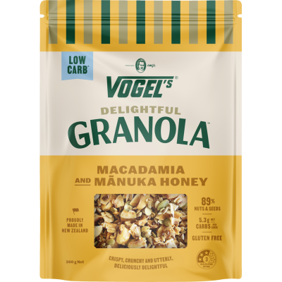 Vogel's Macadamia And Manukau Honey Delightful Granola 360g