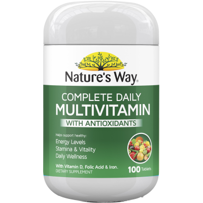 Nature's Way Complete Daily Multivitamin With Antioxidants Tablets 100pk