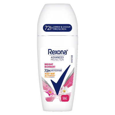 Rexona Advanced Protection Bright Bouquet 72Hr Antiperspirant Deodorant Roll On 50ml