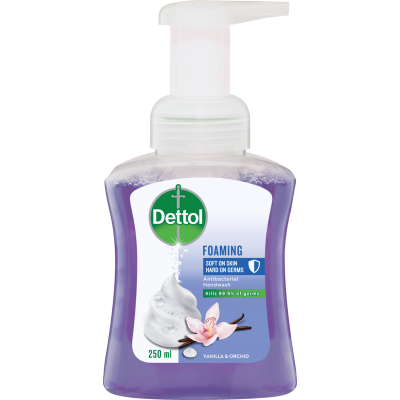 Dettol Foaming Vanilla & Orchid Hand Wash Pump 250ml