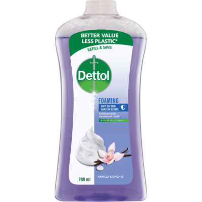 Dettol Vanilla & Orchid Refill Foaming Handwash 900ml