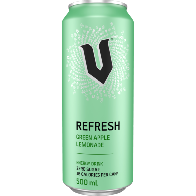 V Refresh Green Apple Lemonade Energy Drink 500ml