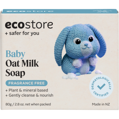 Ecostore Fragrance Free Baby Oat Milk Soap 80g