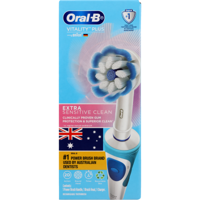 Oral-B Extra Sensitive Clean Rechargeable Toothbrush 1pk