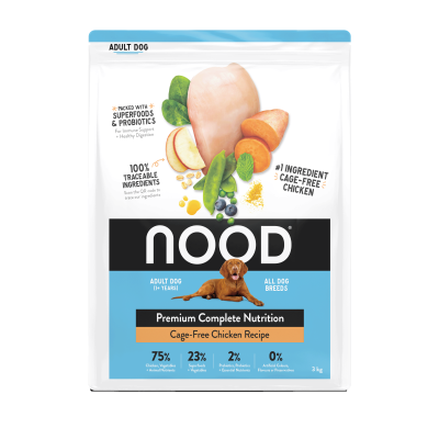 Nood Cage-Free Chicken Recipe Adult Dry Dog Food 3kg