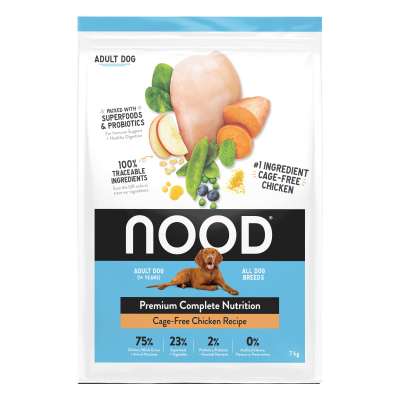 Nood Cage-Free Chicken Recipe Adult Dry Dog Food 7kg