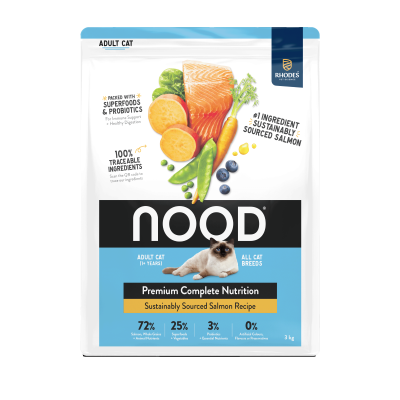 Nood Sustainably Sourced Salmon Cat Dry Food 3kg