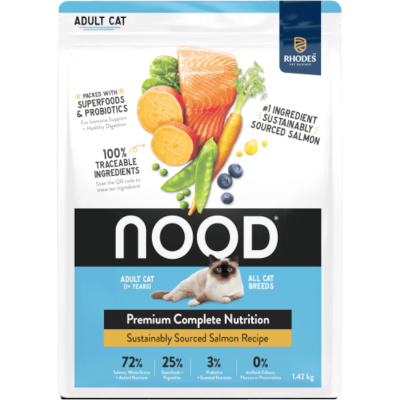 Nood Sustainably Sourced Salmon Recipe Cat Dry Food 1.42kg