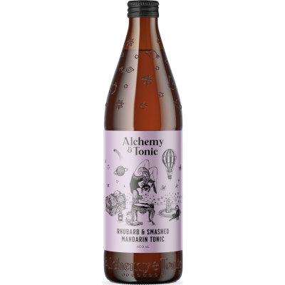 Alchemy & Tonic Rhubarb & Smashed Mandarin Tonic 600ml