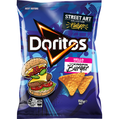 Doritos The Kingpin Burger Corn Chips 150g