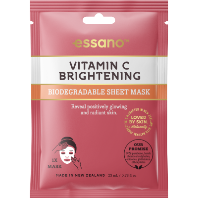 Essano Vitamin C Brightening Biodegradable Sheet Mask 15ml